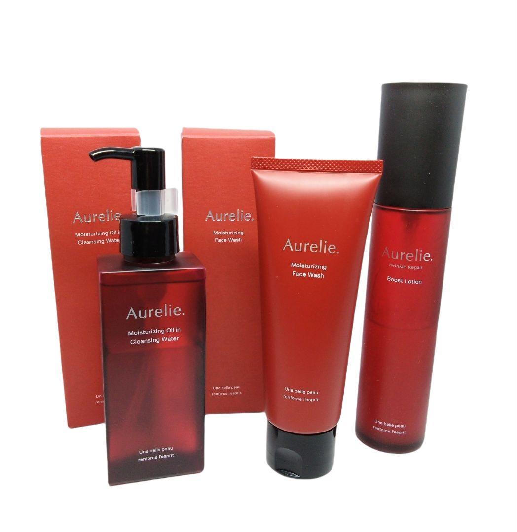 Aurelie. 化粧水 クレンジング 洗顔料 3点セット