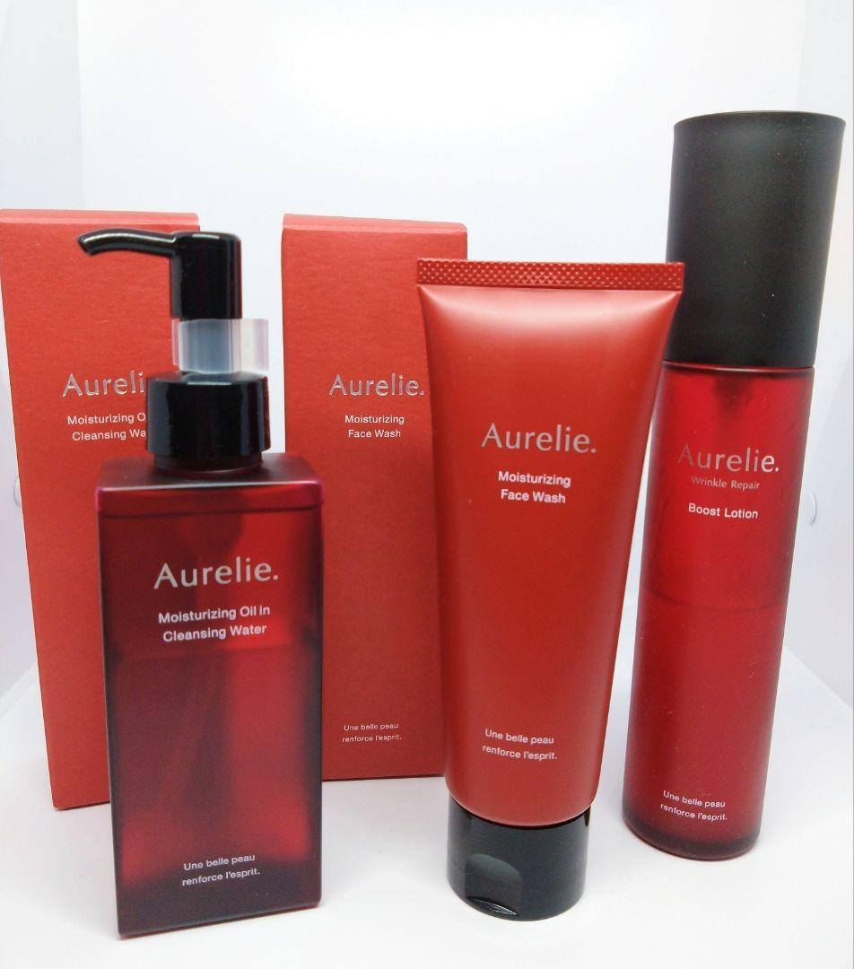 Aurelie. 化粧水 クレンジング 洗顔料 3点セット
