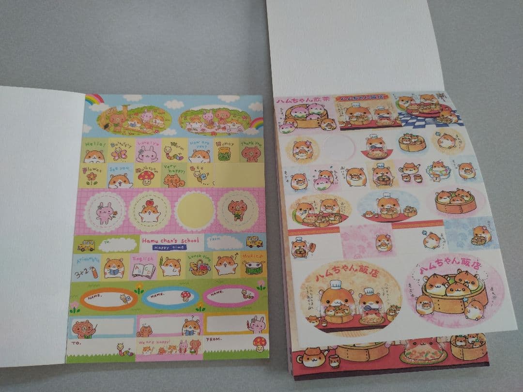 平成レトロ　ハムちゃん飯店　はむちゃんずスクール　メモ帳　ハムスター　まとめ売り
