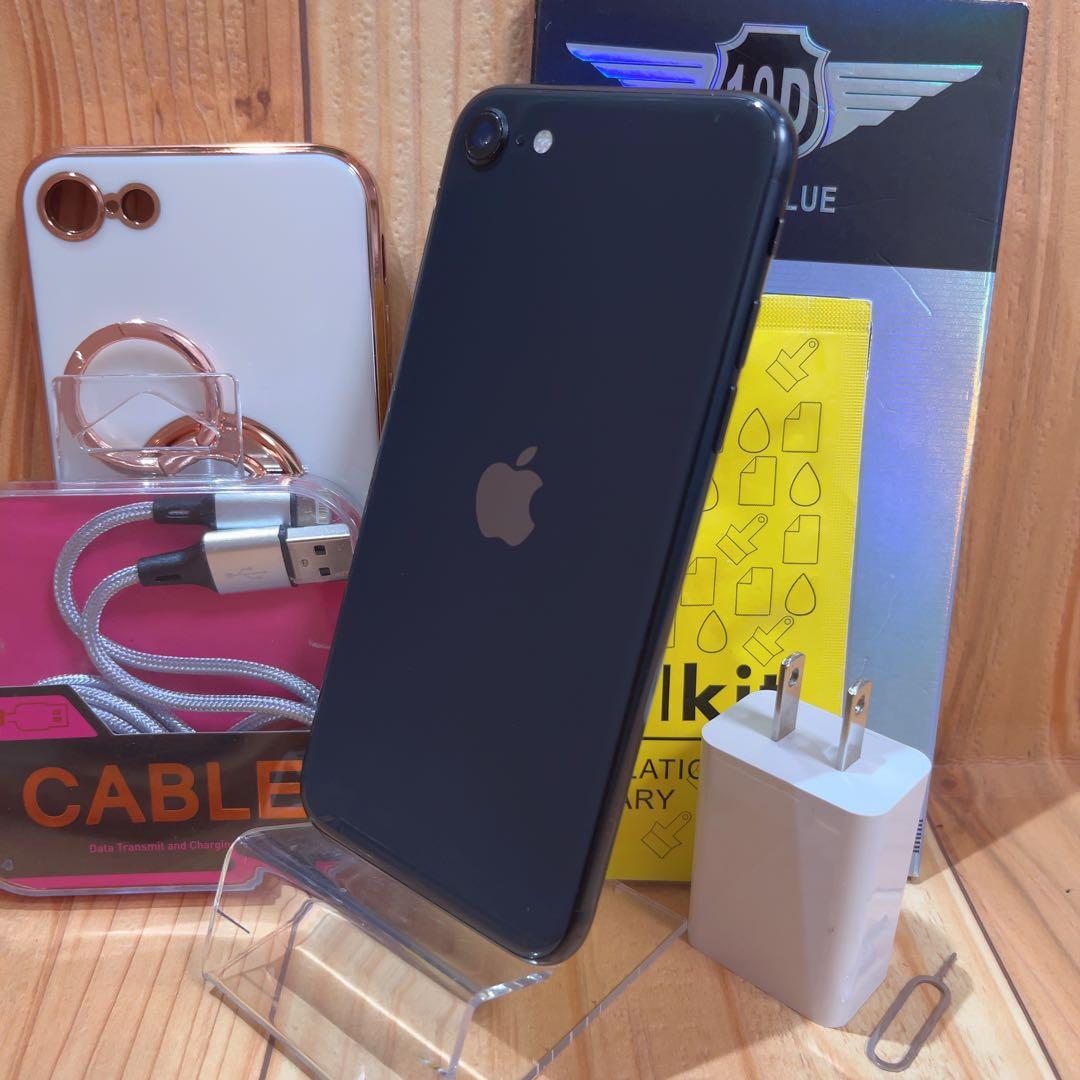 SIMフリー 本体 iPhone SE2 256GB 644 ブラック 電池新品