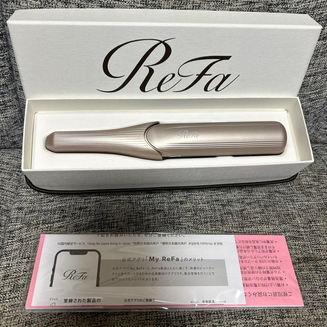 ReFa リファ　フィンガーアイロン　シャンパンゴールド