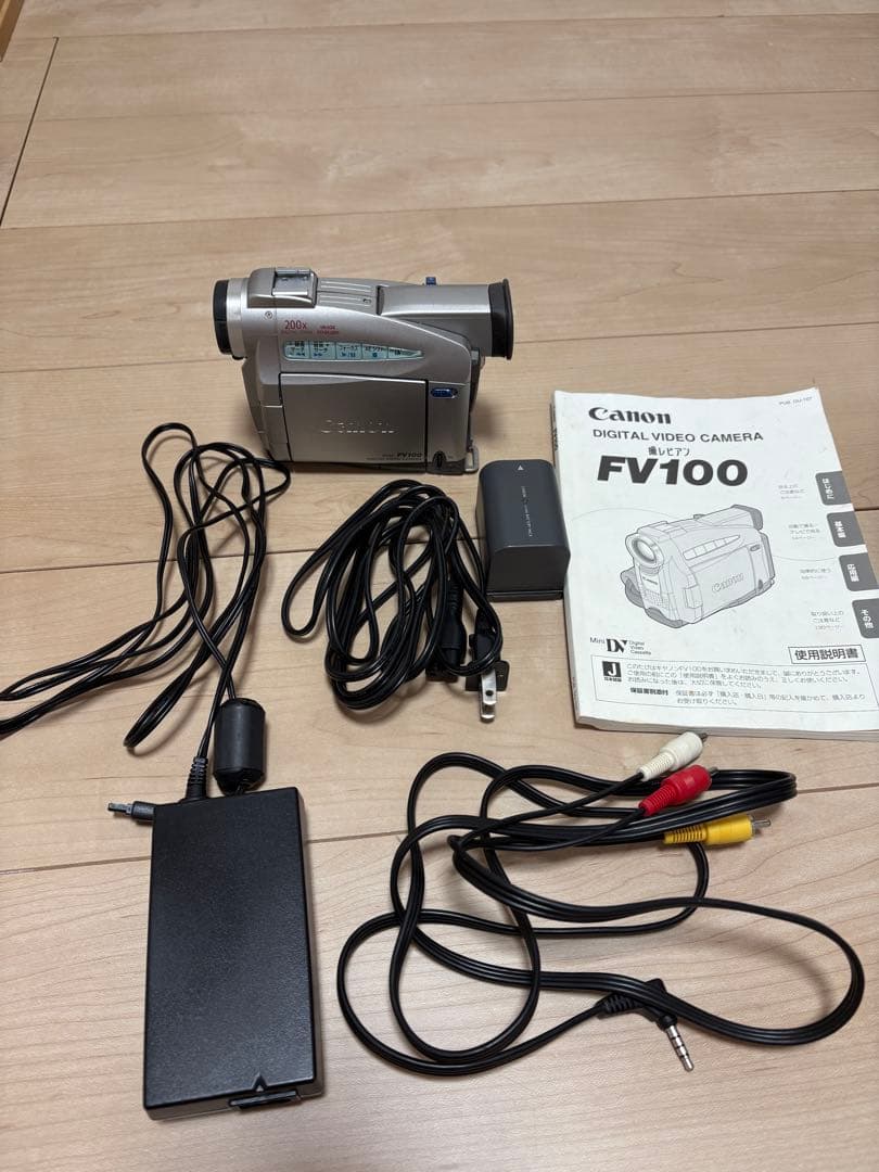 キヤノン　miniDVビデオカメラ FV100 正常動作確認