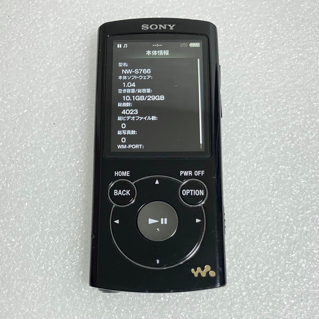 【バッテリー良好】　ソニー ウォークマン　NW-S766 32GB くろ