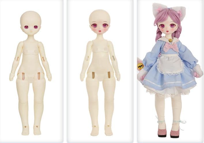 H36 BJD 1/4 ドール本体 Naikou　球体関節人形 ハンドメイド