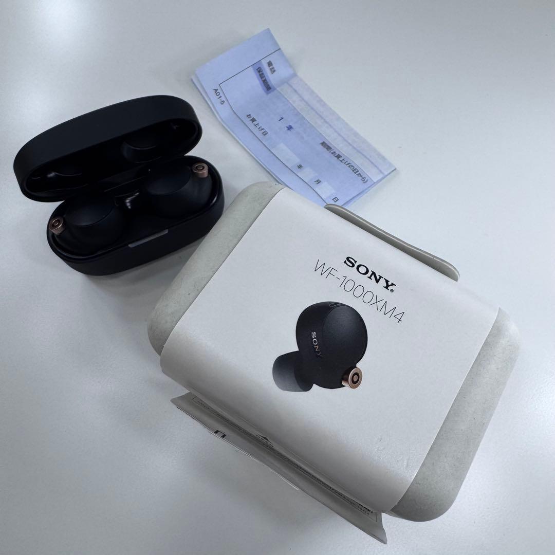 SONY WF-1000XM4 ブラック 充電ケース付き