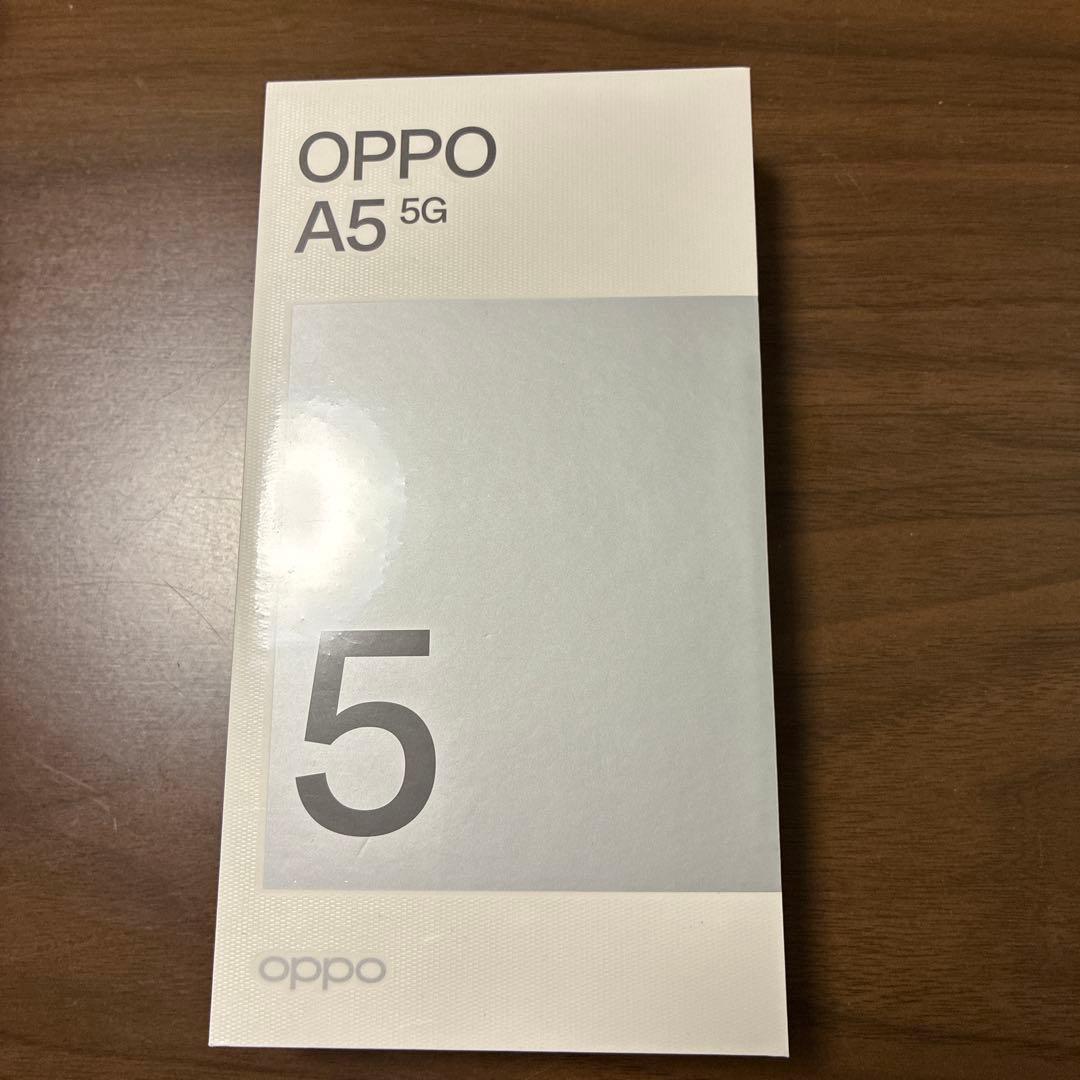 OPPO A5 5G新品未開封 SIMフリー　ホワイト4GB/128GB